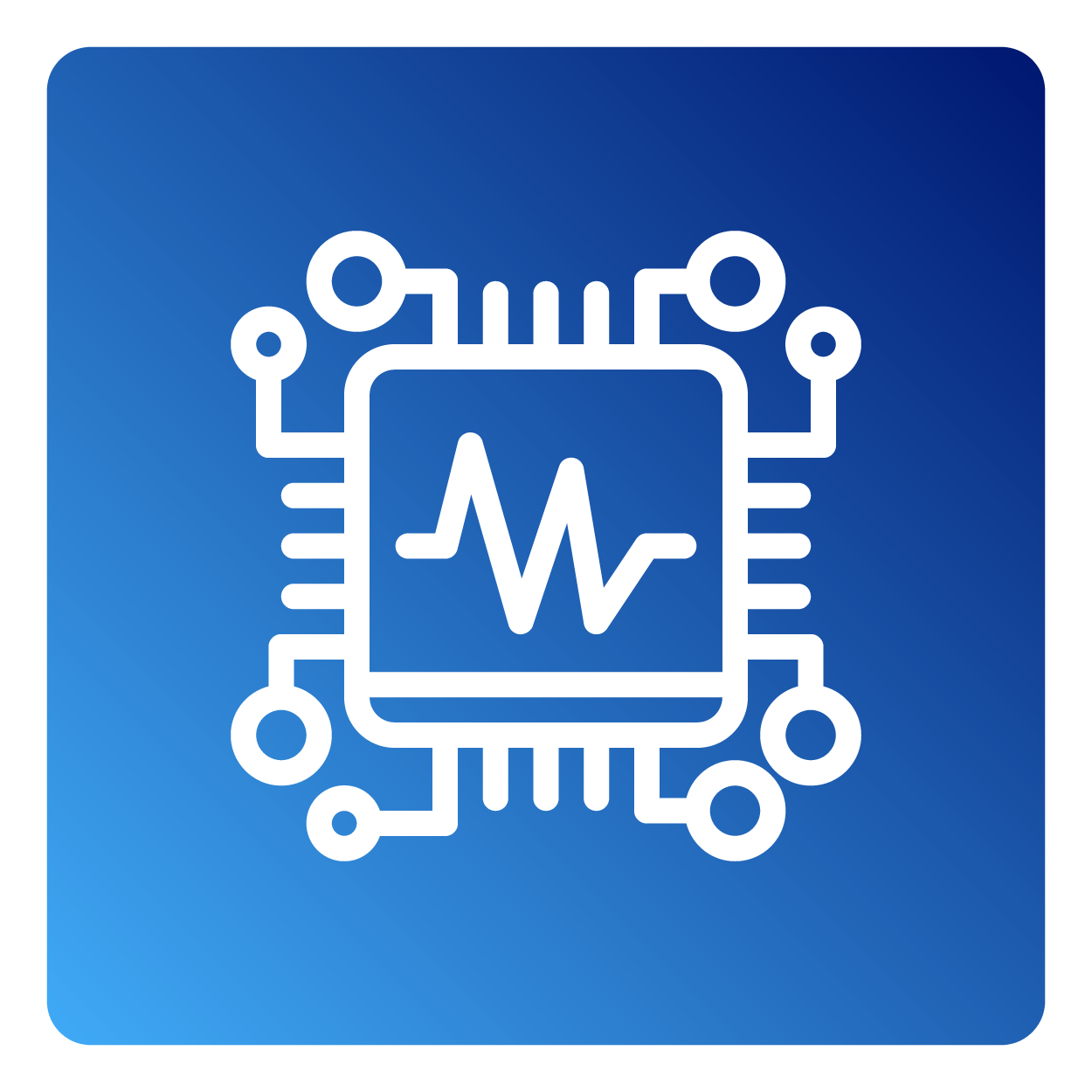 silicon chip chart icon